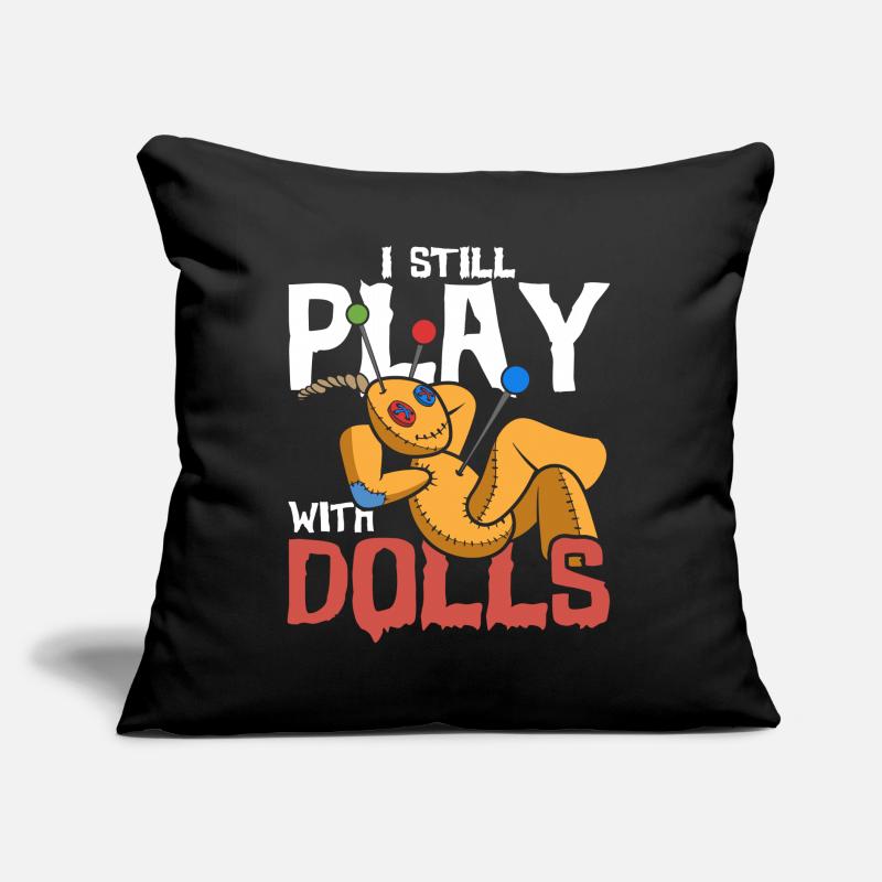 Witch Voodoo Witchcraft Gift Funny Voodoo Doll Sofa pillow with filling 45cm x 45cm