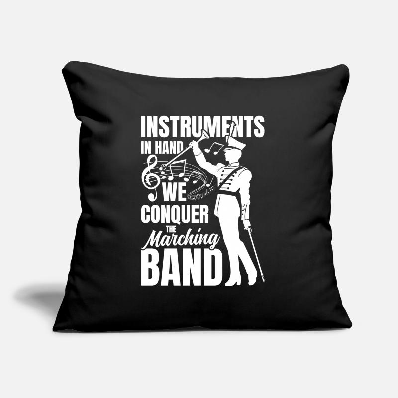 Instruments In Hand We Conquer The Marching Band Sofakissen mit Füllung 45 x 45 cm