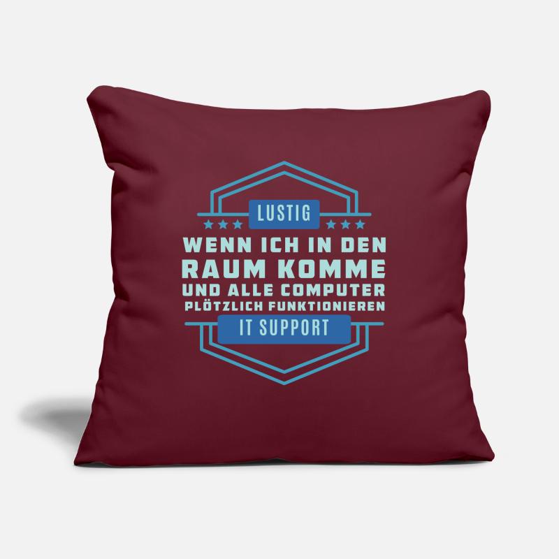 Lustigen Technologiespruch - Tech Support Sofakissen mit Füllung 45 x 45 cm