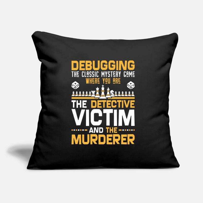 Développeur de programmeur - Code Nerd Debug Coussin et housse de 45 x 45 cm