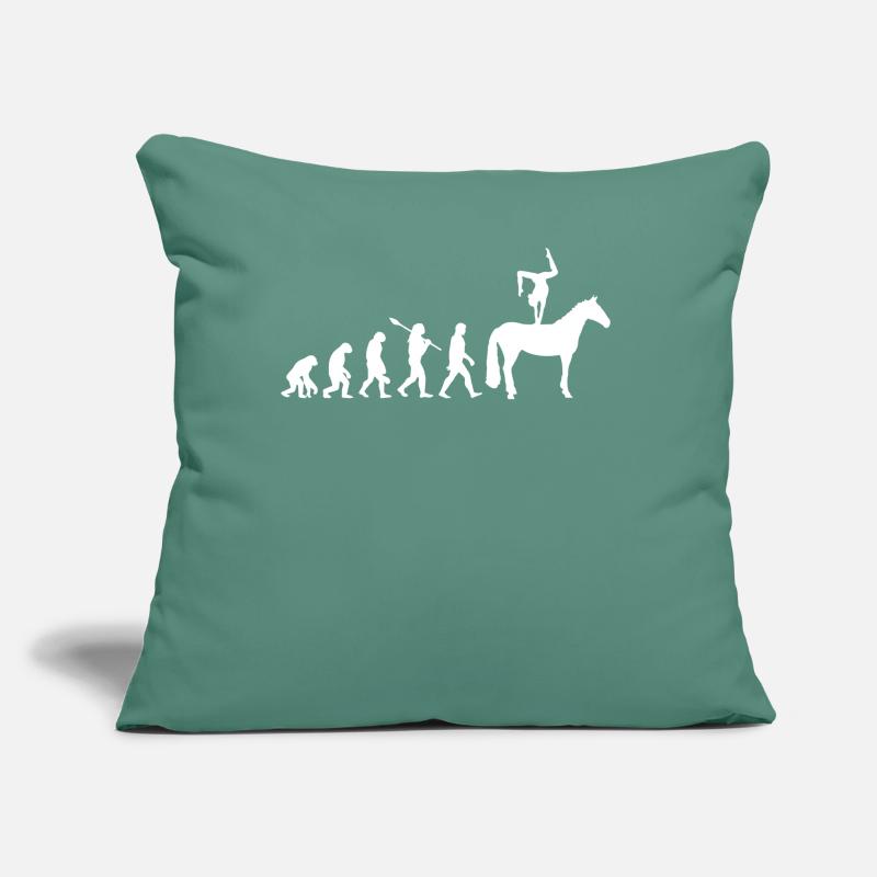 Voltigieren cheval équitation Evolution cavalière Coussin et housse de 45 x 45 cm