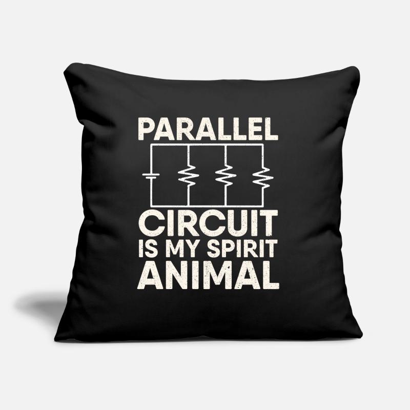 Electrician Electrical engineer Electronics technician Sofa pillow with filling 45cm x 45cm