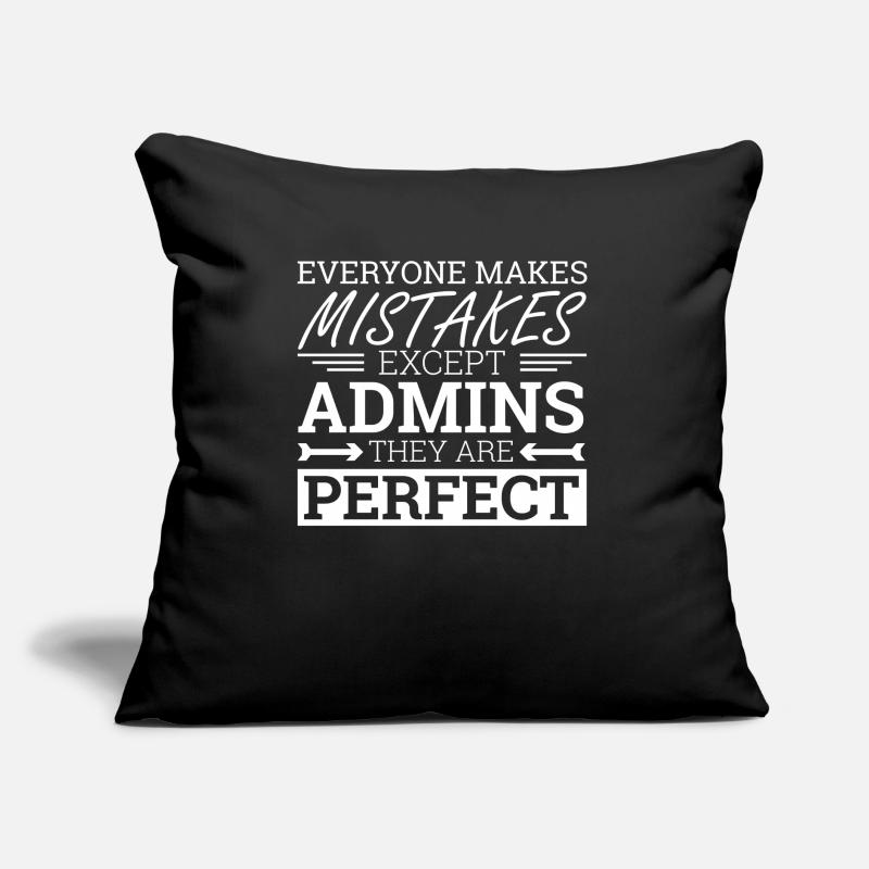 "Admin Perfect | Admin" Sofa pillow with filling 45cm x 45cm