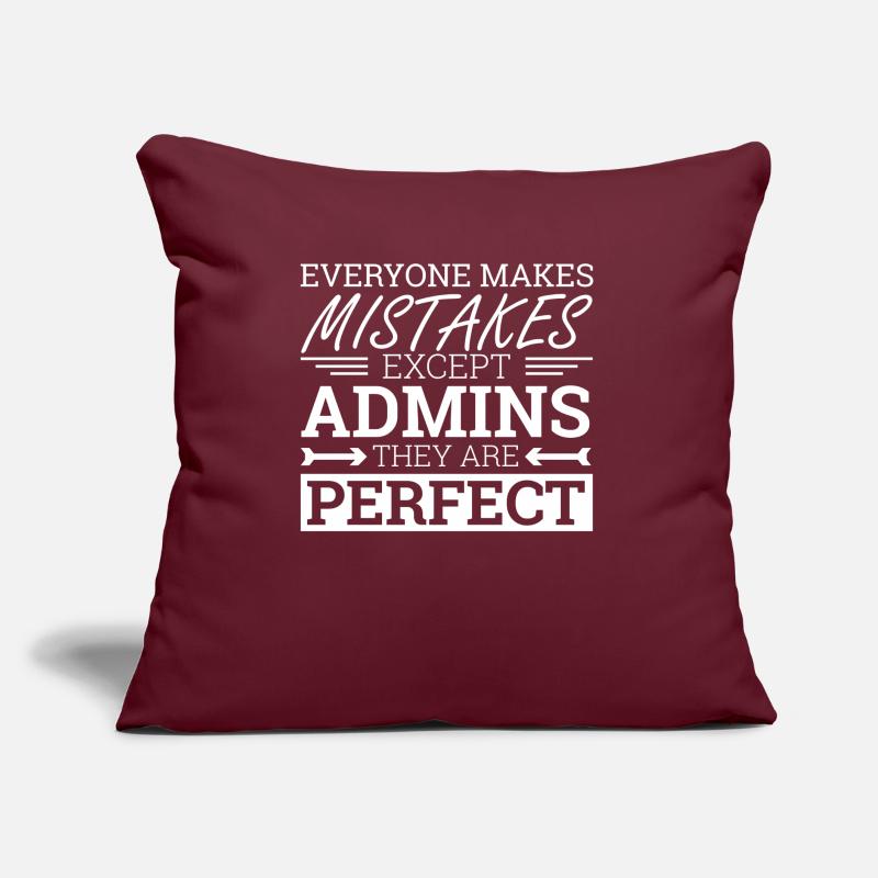 "Admin Perfect | Admin" Sofa pillow with filling 45cm x 45cm