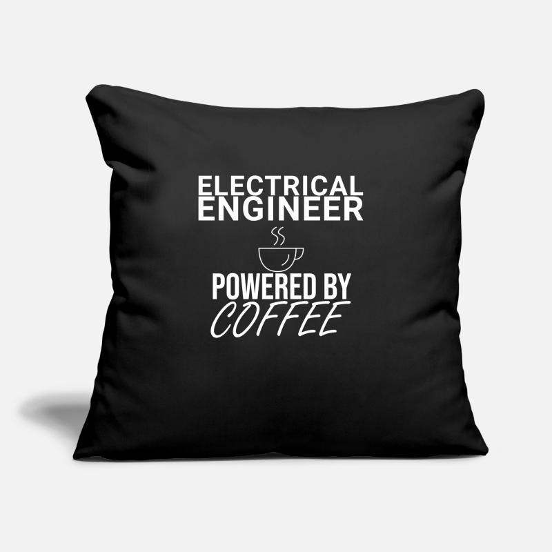 "Electrical Engineer Coffee | Electrical Engineering" Sofa pillow with filling 45cm x 45cm