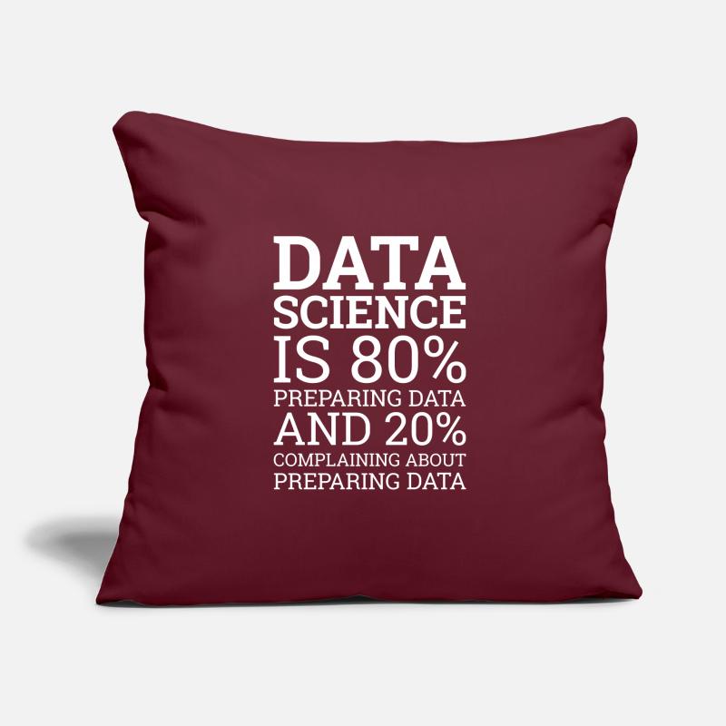 "Complaining Data Science | Data Science" Sofa pillow with filling 45cm x 45cm