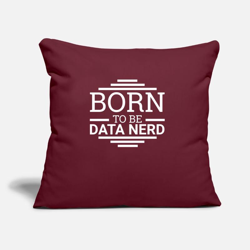 "Data Nerd Born | Data Science" Sofakissen mit Füllung 45 x 45 cm