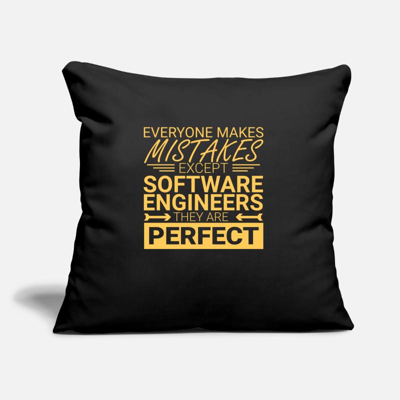 "Software Engineer Perfect | Programming" Sofa pillow with filling 45cm x 45cm