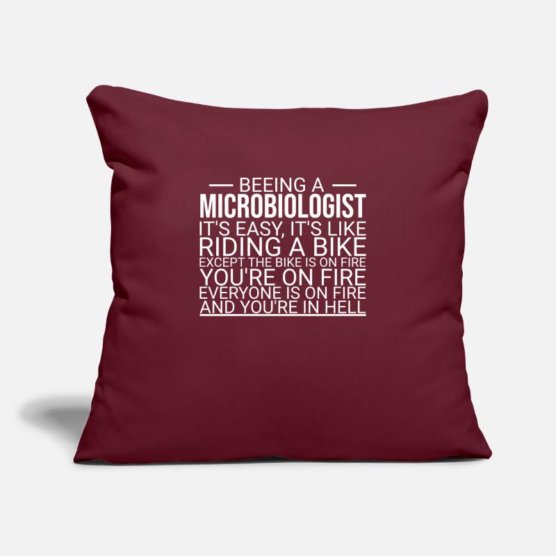 « Microbiologiste Hell | Microbiologie » Coussin et housse de 45 x 45 cm