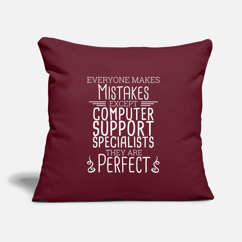 "Computer Support Specialist Perfect | IT-Support" Sofakissen mit Füllung 45 x 45 cm