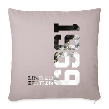 57TH BIRTHDAY LIMITED EDITION 1969 - Sofa pillow with filling 45cm x 45cm - light taupe - Front