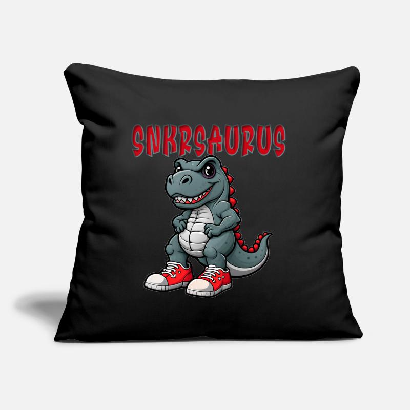 Conception drôle de Snkrsaurus Coussin et housse de 45 x 45 cm