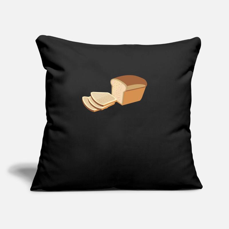 Bread write bread Toast bread Sofa pillow with filling 45cm x 45cm