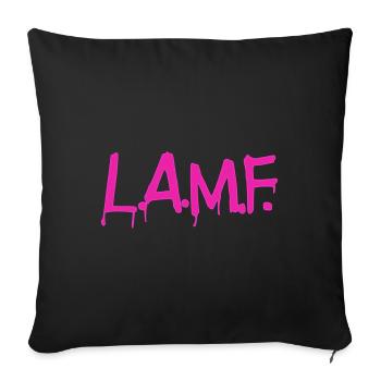 Johnny Thunders - Sofa pillow with filling 45cm x 45cm - black - Front