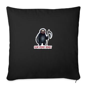 Gothique Fauloth Lent Régulier Deadly Art - Coussin et housse de 45 x 45 cm - noir - Devant