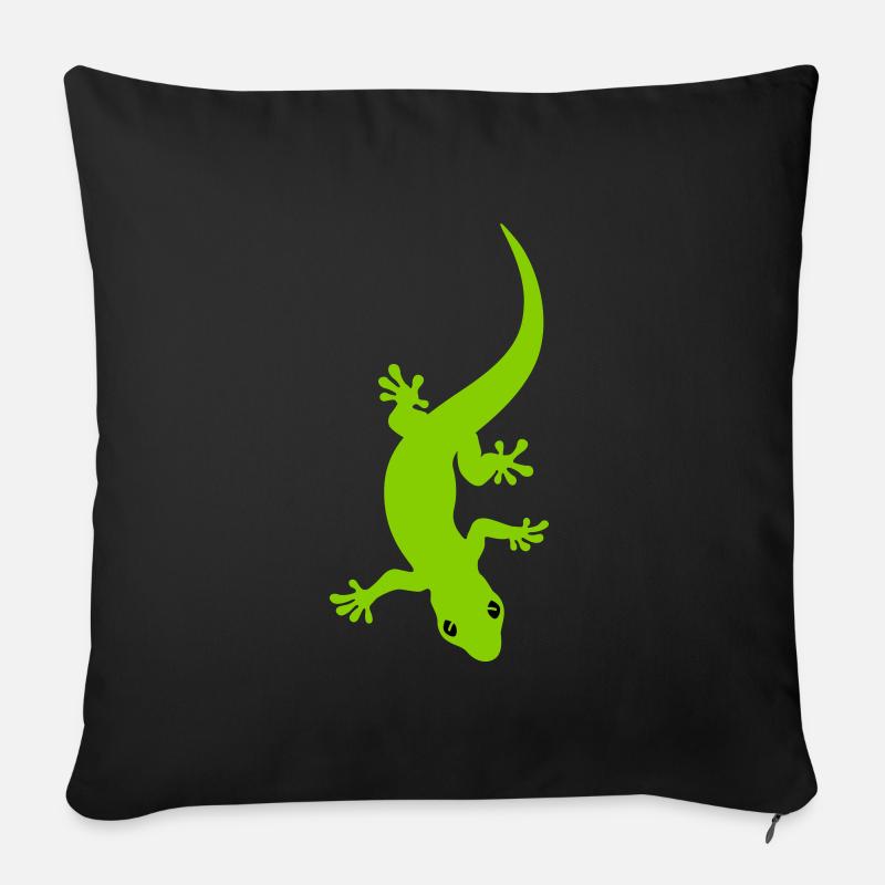 Gecko - Sofa pillow with filling 45cm x 45cm - black