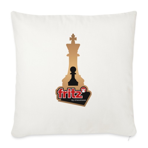 Fritz 19 Chess King and Pawn - Sofa pillow with filling 45cm x 45cm