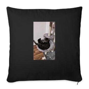 Erstes Loki Design - Sofakissen mit Füllung 45 x 45 cm - Schwarz - Vorne