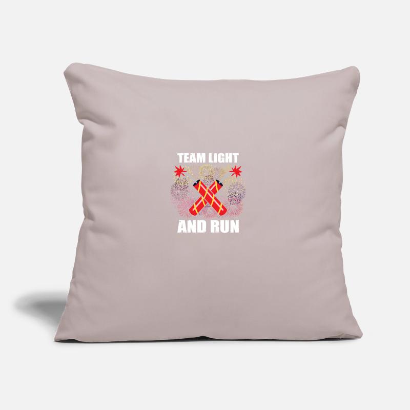 Team light and run pyrotechnics firecrackers fireworks Sofa pillow with filling 45cm x 45cm