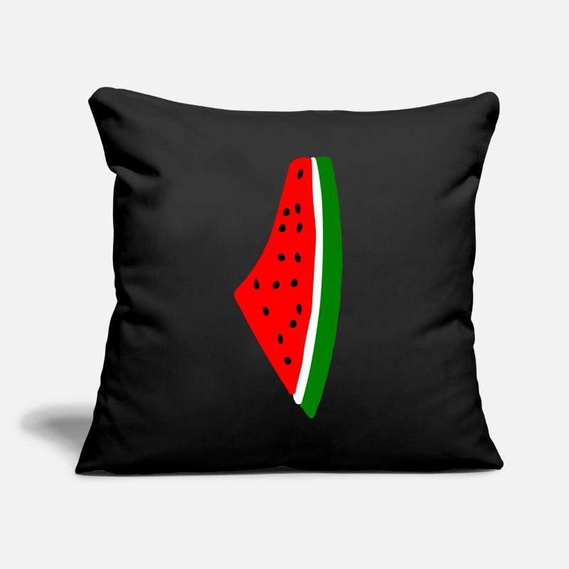 Melon pastèque Coussin et housse de 45 x 45 cm