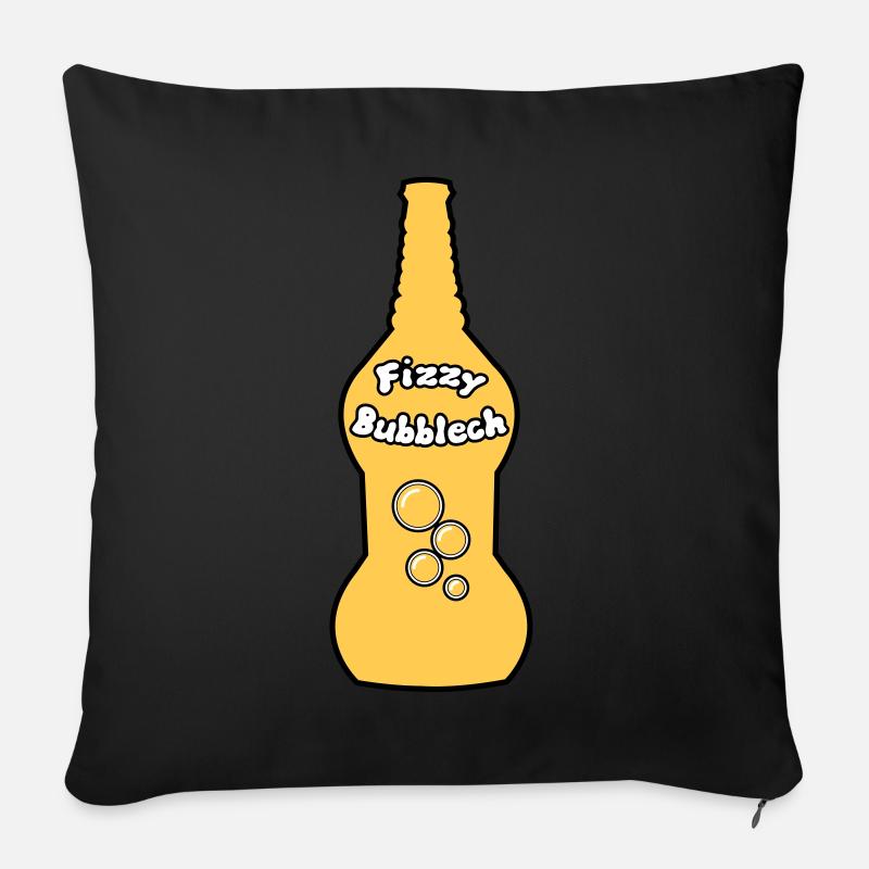 Zohan - Fizzy Bubblech / Bubbele - Sofakissen mit Füllung 45 x 45 cm - Schwarz