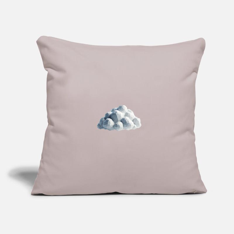 Polygone de nuages Coussin et housse de 45 x 45 cm