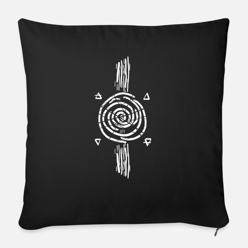 4 Elements - Coussin et housse de 45 x 45 cm - noir
