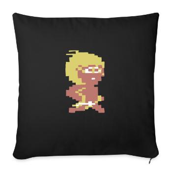 Wondy-Pix - Sofa pillow with filling 45cm x 45cm - black - Front