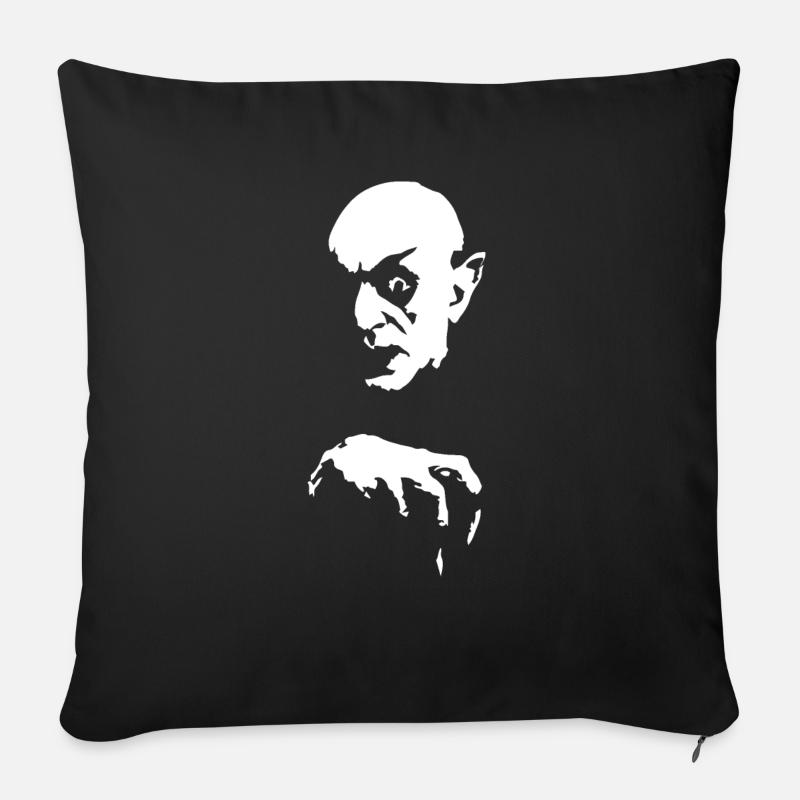 König der Vampire - Sofakissen mit Füllung 45 x 45 cm - Schwarz