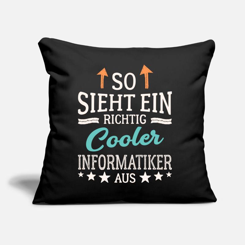 So sieht ein richtig cooler Informatiker aus Sofakissen mit Füllung 45 x 45 cm