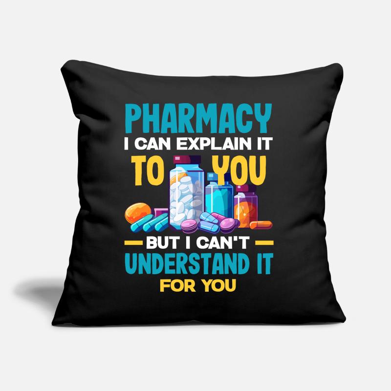 Pharmacist Pharmaceutical Technical Sofa pillow with filling 45cm x 45cm