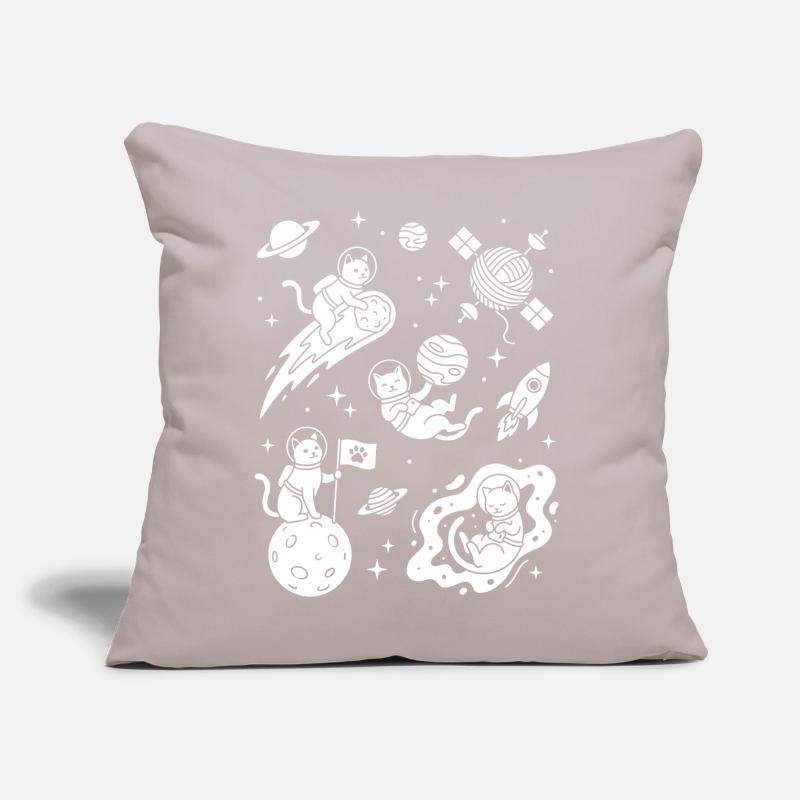 Astro Cats dans l’espace Coussin et housse de 45 x 45 cm