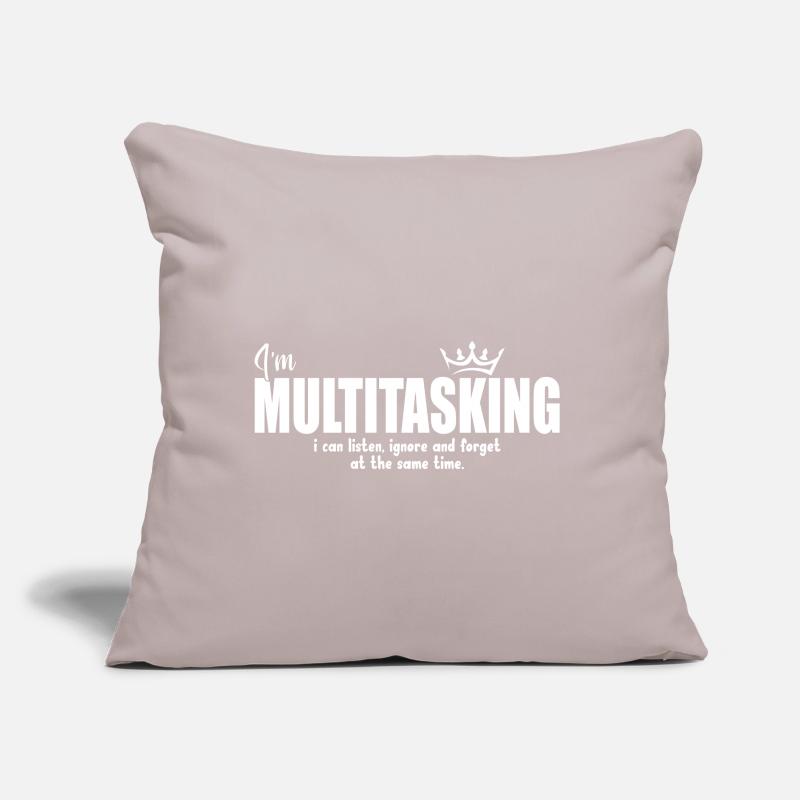 Multitasking Sofakissen mit Füllung 45 x 45 cm