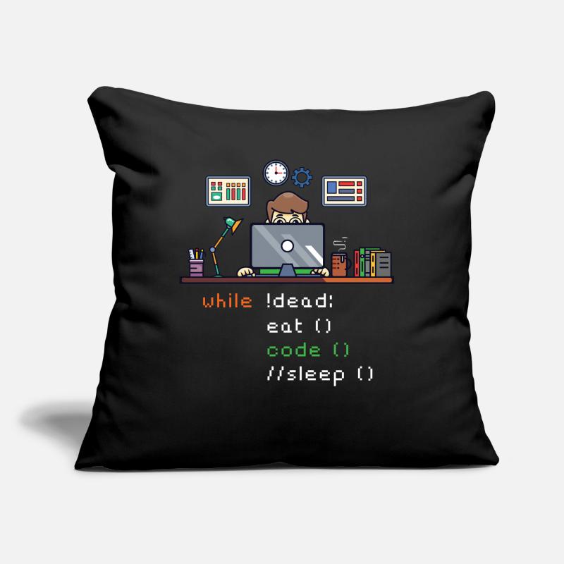 Computer Science Python P... Programmers & Nerd Sofa pillow with filling 45cm x 45cm