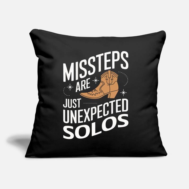 Line Dancing Dancing Dancers Sofa pillow with filling 45cm x 45cm