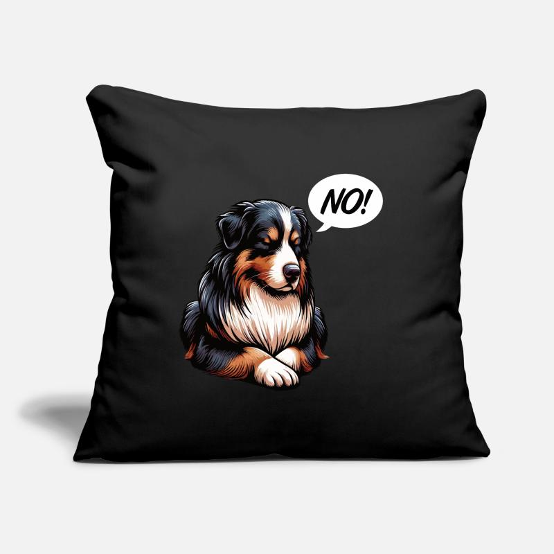 Pas de berger australien Aussie Propriétaire d’un Aussie Coussin et housse de 45 x 45 cm