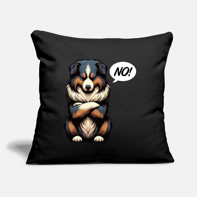 Pas de berger australien Aussie Propriétaire d’un Aussie Coussin et housse de 45 x 45 cm