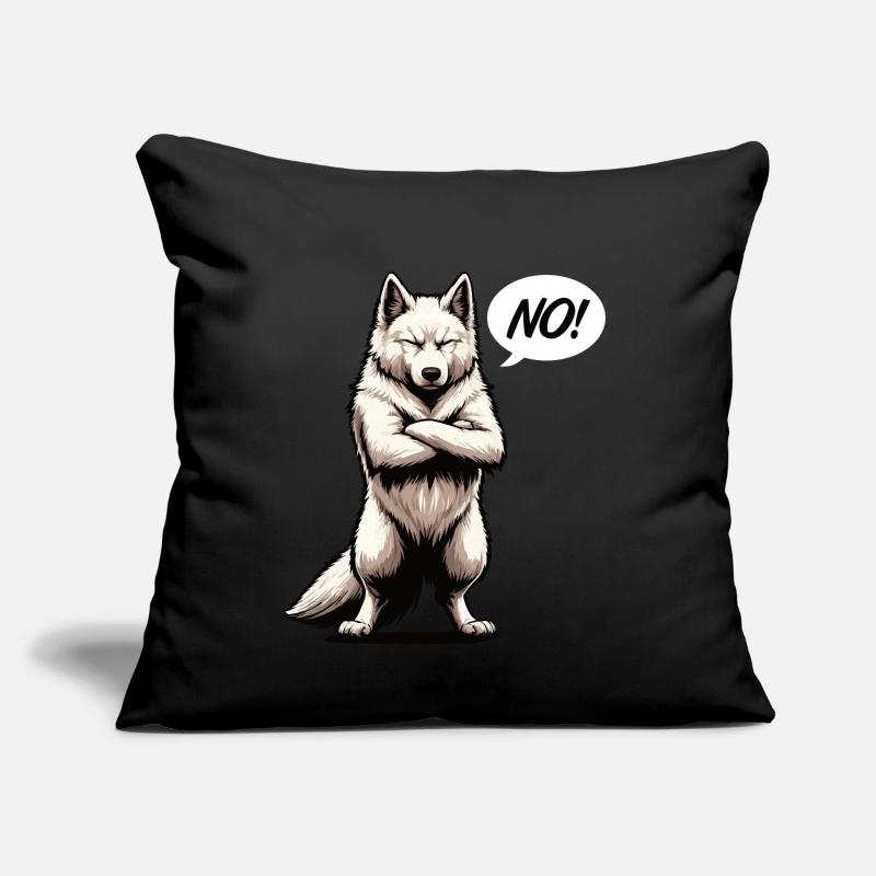No White German Shepherd German Shepherd German Shepherds Sofa pillow with filling 45cm x 45cm