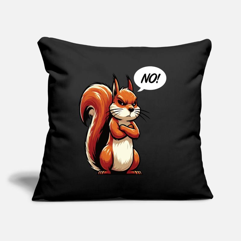No Eichhörnchen Eichhorn Eichhörnchenliebhaber Sofakissen mit Füllung 45 x 45 cm