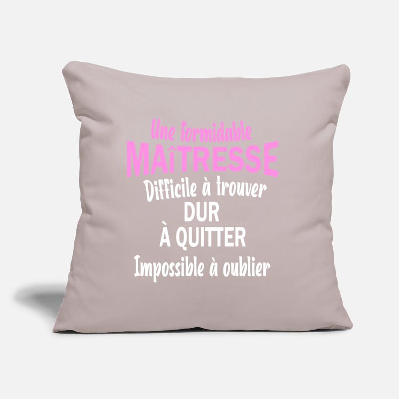 Une formidable maitresse difficile à trouver Coussin et housse de 45 x 45 cm