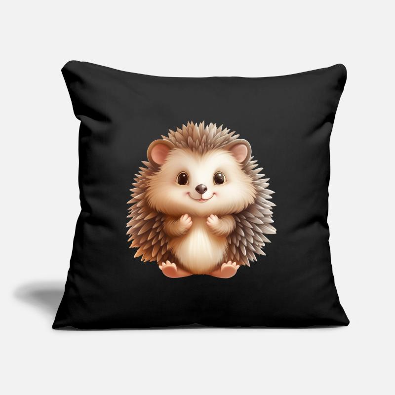Süsser sitzender Igel Sofakissen mit Füllung 45 x 45 cm
