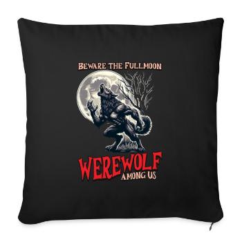 Werewolf - Sofakissen mit Füllung 45 x 45 cm - Schwarz - Vorne