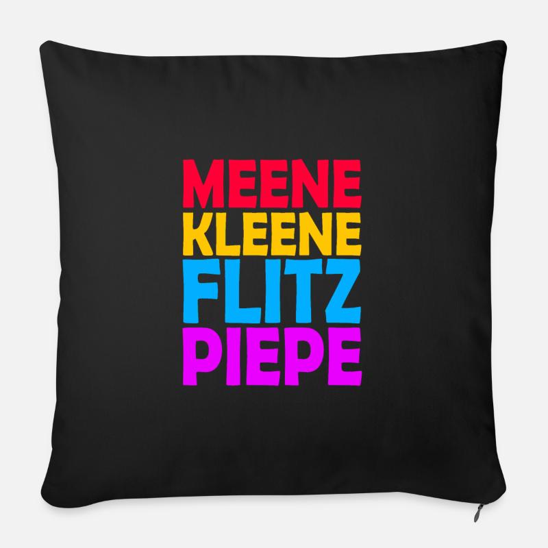 MEENE KLEENE FLITZPIEPE PRIDE - Sofakissen mit Füllung 45 x 45 cm - Schwarz