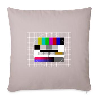 Image d’essai Rétro Vintage - Coussin et housse de 45 x 45 cm - taupe clair - Devant