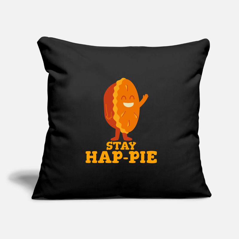 Stay Hap-Pie: Ein Stück Freude Sofakissen mit Füllung 45 x 45 cm
