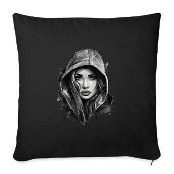 The Sky's the Limit - Sofa pillow with filling 45cm x 45cm - black - Front