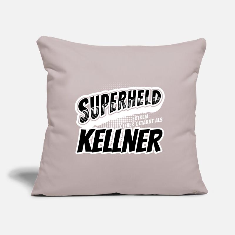 Superheld, clever getarnt als Kellner Sofakissen mit Füllung 45 x 45 cm