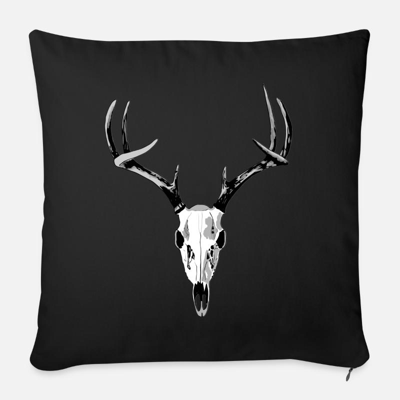 oh deer - Sofakissen mit Füllung 45 x 45 cm - Schwarz