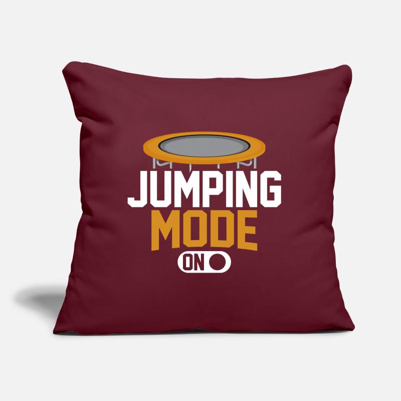 Mode de saut activé Coussin et housse de 45 x 45 cm