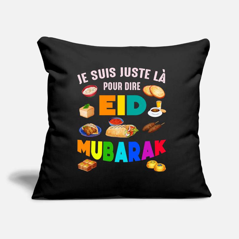 Ich möchte nur Eid Mubarak sehen Sofakissen mit Füllung 45 x 45 cm